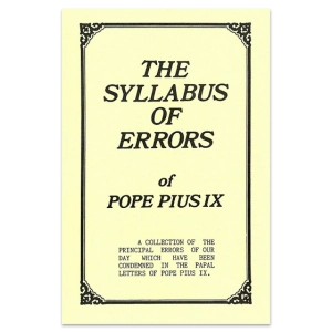 O Silabo Dos Erros De Pio Ix
